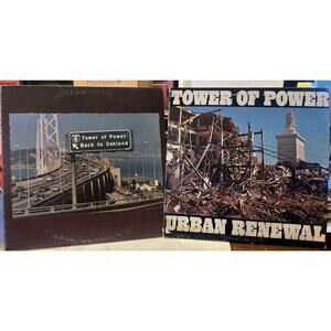 Tower of Power - 2 LP LOT - Back To Oakland - Urban Renewal ULTRASONIC CLEAN VG+